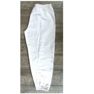 NEW Men's Phoenix 50 Cot/50 Poly Sweatpants White
